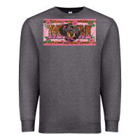Charcoal Heather danchshund mom license plate template Premium Sweatshirt - BarkalooDesign