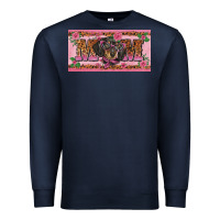 Navy danchshund mom license plate template Premium Sweatshirt - BarkalooDesign
