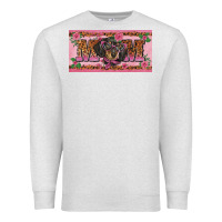 Oatmeal Heather danchshund mom license plate template Premium Sweatshirt - BarkalooDesign