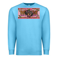 Ocean Blue danchshund mom license plate template Premium Sweatshirt - BarkalooDesign