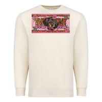 Sandshell danchshund mom license plate template Premium Sweatshirt - BarkalooDesign