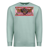 Seafoam danchshund mom license plate template Premium Sweatshirt - BarkalooDesign