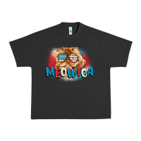Pigment Black meowica 4th of july Urban Heavy Tee - CowGirlArtShop