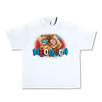 White meowica 4th of july Urban Heavy Tee - CowGirlArtShop