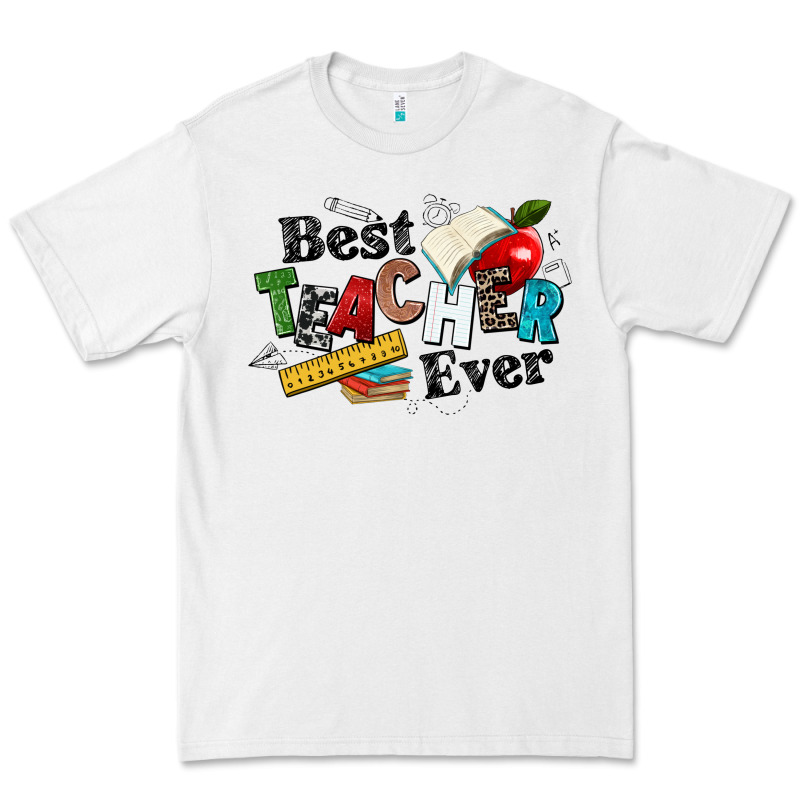 Best Teacher Ever Premium Tee by NancyCooperArtShop | Teevron