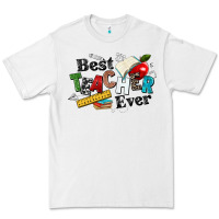 White best teacher ever Premium Tee - NancyCooperArtShop
