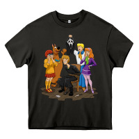 Asphalt surprise!  scooby dog with friends funny halloween Heavy Core Tee - longCreatives