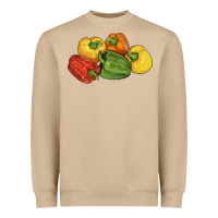Mushroom Peppers Heavyweight Sweatshirt - LillyAllenDesigns