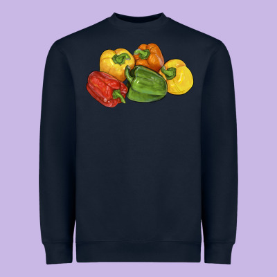 Peppers Heavyweight Sweatshirt Designed By Lillyallendesigns