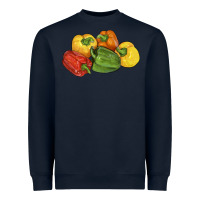 Navy Peppers Heavyweight Sweatshirt - LillyAllenDesigns