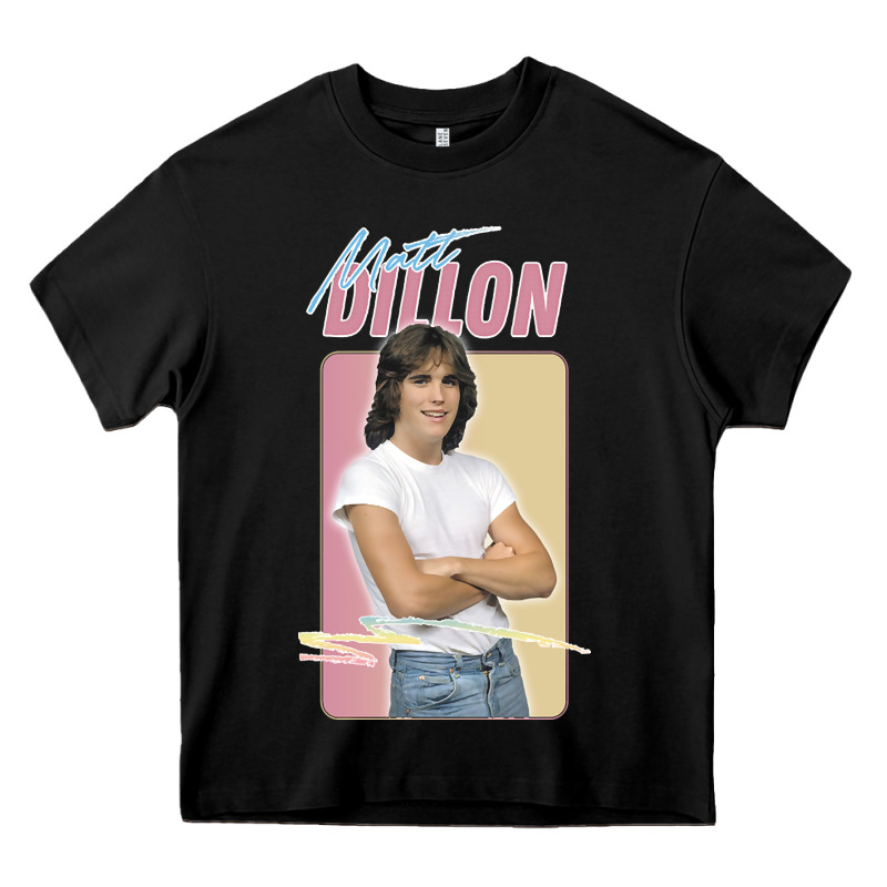 Matt Dillon - Retro Aesthetic Design Heavy Core Tee by longCreatives | Teevron