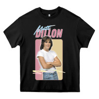 Black Matt Dillon - Retro Aesthetic Design Heavy Core Tee - longCreatives