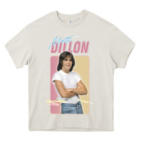 Cream Matt Dillon - Retro Aesthetic Design Heavy Core Tee - longCreatives