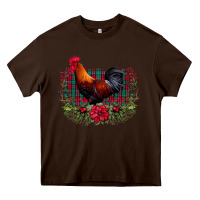 Chocolate Brown Farm Cock Heavy Core Tee - Bettercallsaul