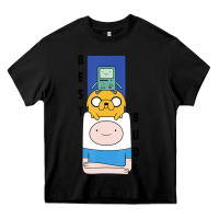 Black Cn Adventure Time Finn Jake Bmo Best Buds Heavy Core Tee - longCreatives