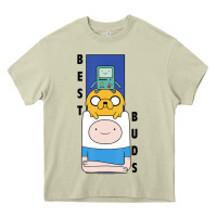 Mossy Cn Adventure Time Finn Jake Bmo Best Buds Heavy Core Tee - longCreatives