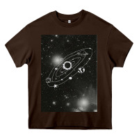 Chocolate Brown Outer Wilds Heavy Core Tee - longCreatives