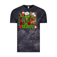Cloud Black lpn licensed practical claus Vintage Tee - CowGirlArtShop