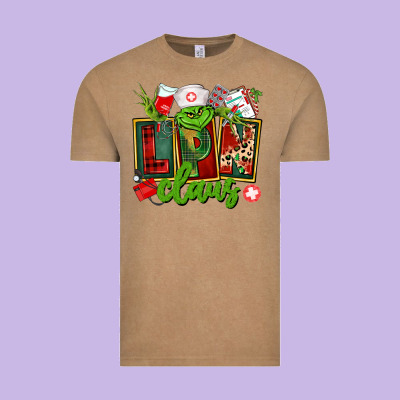 Lpn Licensed Practical Claus Vintage Tee Designed By Cowgirlartshop