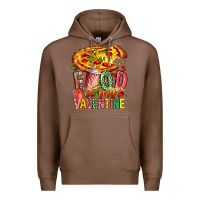 Chestnut Food Is My Valentine Premium Hoodie - CowhideDigitalArt