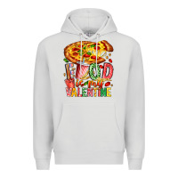 Dove Grey Food Is My Valentine Premium Hoodie - CowhideDigitalArt