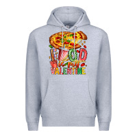 Heather Grey Food Is My Valentine Premium Hoodie - CowhideDigitalArt