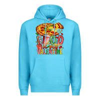 Ocean Blue Food Is My Valentine Premium Hoodie - CowhideDigitalArt