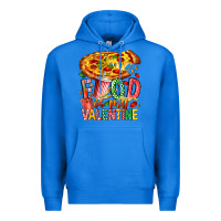 True Royal Food Is My Valentine Premium Hoodie - CowhideDigitalArt