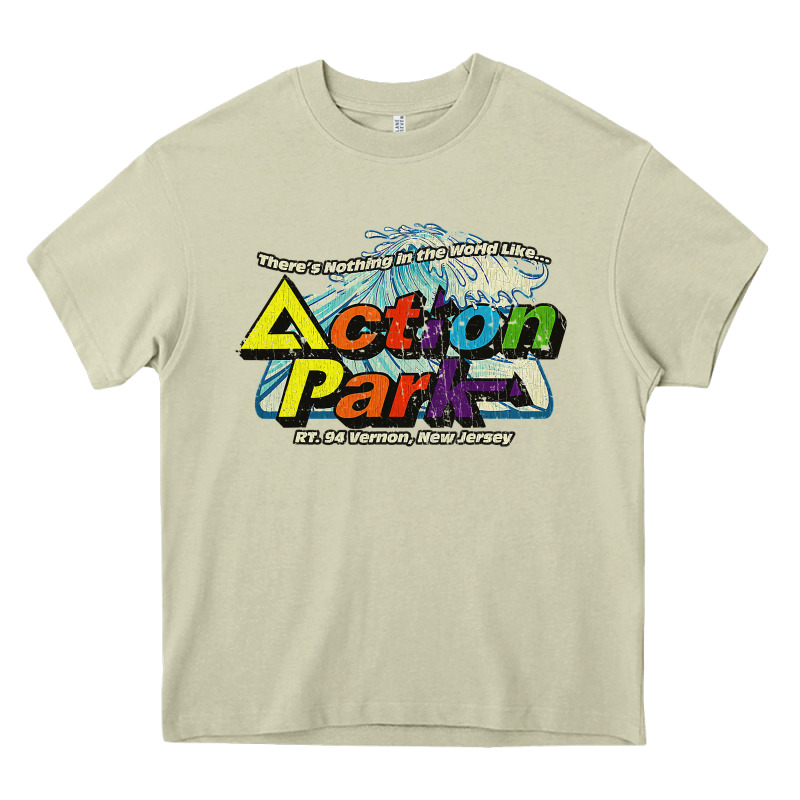 Funny Action Park New Jersey 1978 Vintage Heavy Core Tee by longCreatives | Teevron