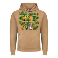 Vintage Camel Who needs luck when you're this cute St. Patrick's Vintage Hoodie - CowGirlArtShop