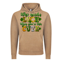 Vintage Coffee Who needs luck when you're this cute St. Patrick's Vintage Hoodie - CowGirlArtShop