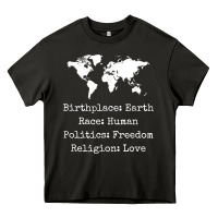 Asphalt birthplace earth race human politics freedom religion love t shirt Heavy Core Tee - longCreatives