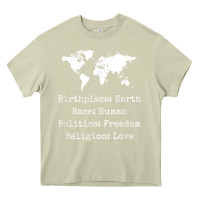 Mossy birthplace earth race human politics freedom religion love t shirt Heavy Core Tee - longCreatives
