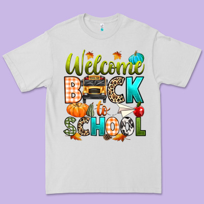 Welcome Back To School Fall Premium Tee Designed By Texasbilliewilder