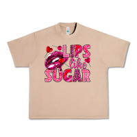 Burro Lips like sugar Valentine's Day Urban Heavy Tee - HowdyJamesFarm