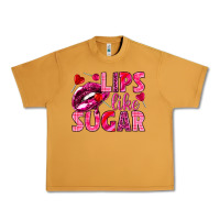 Peanut Butter Lips like sugar Valentine's Day Urban Heavy Tee - HowdyJamesFarm