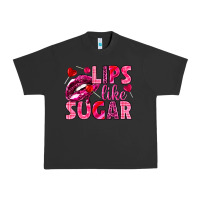Lips Like Sugar Valentine's Day Urban Heavy Tee | Teevron