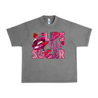 Tornado Lips like sugar Valentine's Day Urban Heavy Tee - HowdyJamesFarm