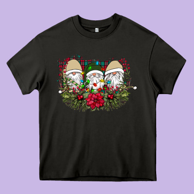 Christmas Gnomes Heavy Core Tee Designed By Bettercallsaul