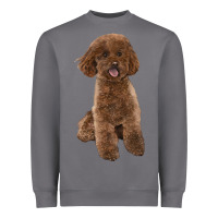 Storm Poodles Dog lllustrations Heavyweight Sweatshirt - LillyAllenDesigns