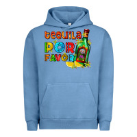 Pigment Pebble Blue tequila porfavor Urban Hoodie - AdoDesignShop