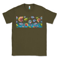 Army Green sea shells Classic Tee - TumblerDesignByShophia