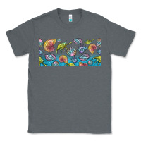 Charcoal Heather sea shells Classic Tee - TumblerDesignByShophia