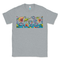 Heather Grey sea shells Classic Tee - TumblerDesignByShophia