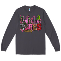 Smoke valentine vibes with cowgirl boots olivia Long Sleeve Tee - OliviaCreatesArt