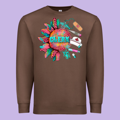Western Clerk Medical Instruments Premium Sweatshirt Designed By Barkaloodesign