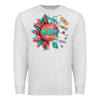 Oatmeal Heather western clerk medical instruments Premium Sweatshirt - BarkalooDesign