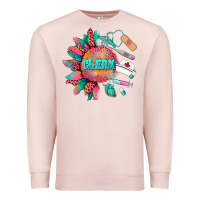 Pale Pink western clerk medical instruments Premium Sweatshirt - BarkalooDesign