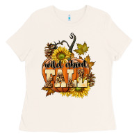 Bone Wild About Fall Ladies Tee - texasbilliewilder