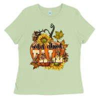 Matcha Wild About Fall Ladies Tee - texasbilliewilder